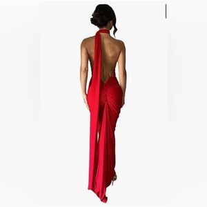 Backless Evening Dress Size L NWOT